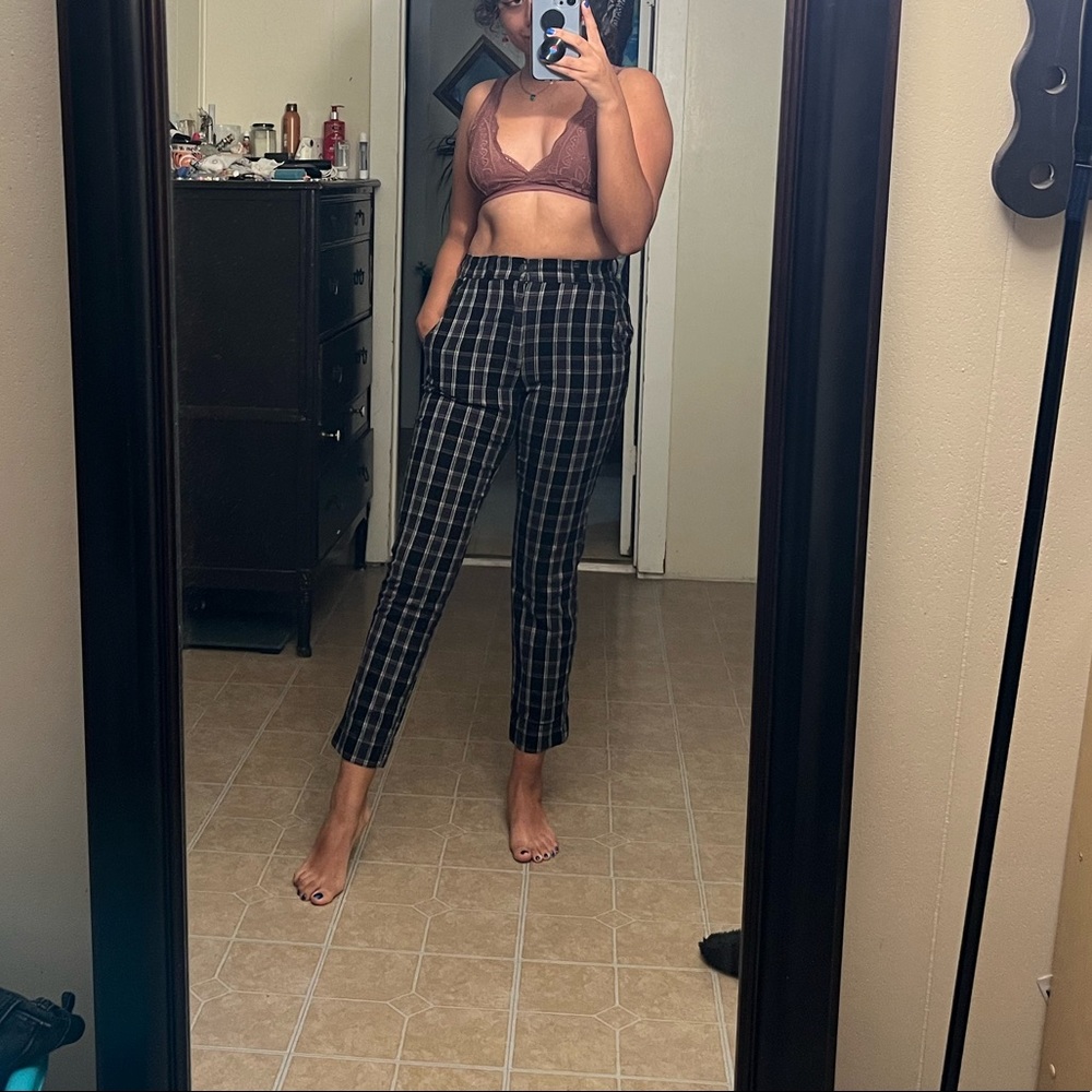 plaid pants